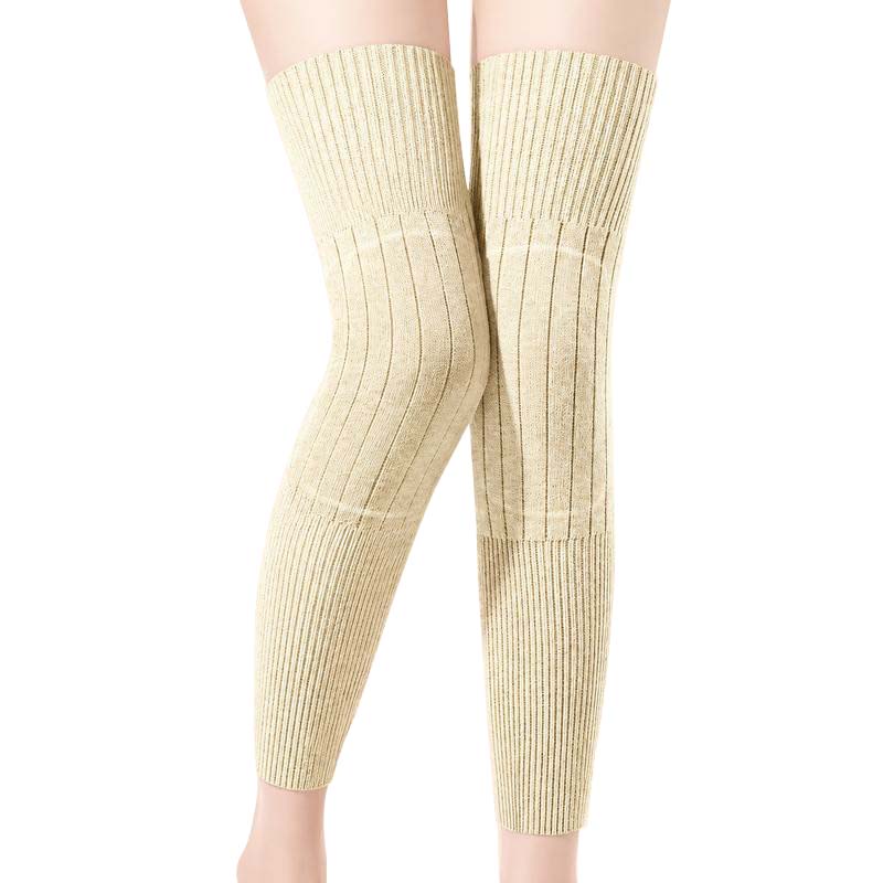 Tailorapaw® Long Knee Pads for Men and Women, One Size with Thick Wool Lining 🦵