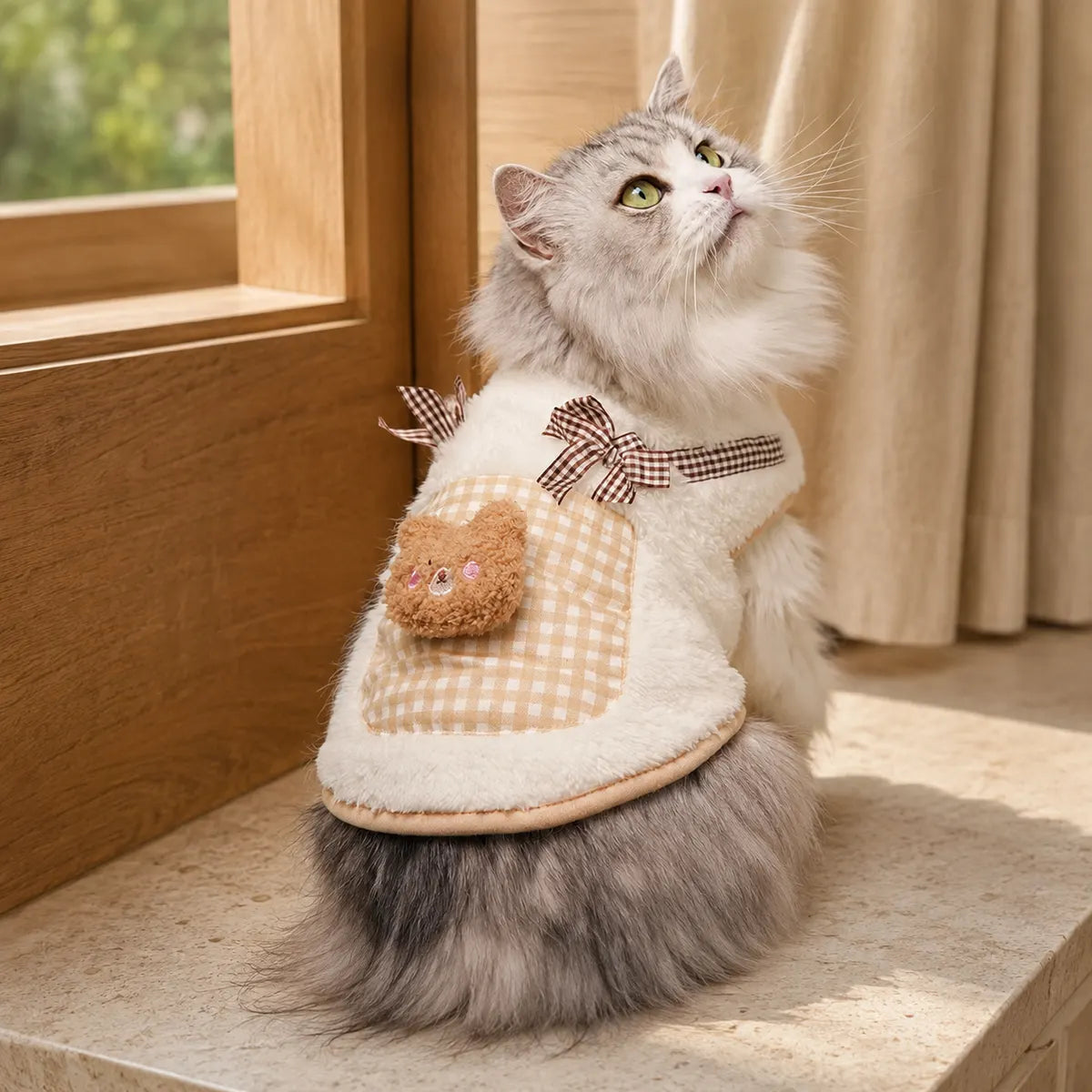 Tailorapaw Warm Fleece Cat Vest