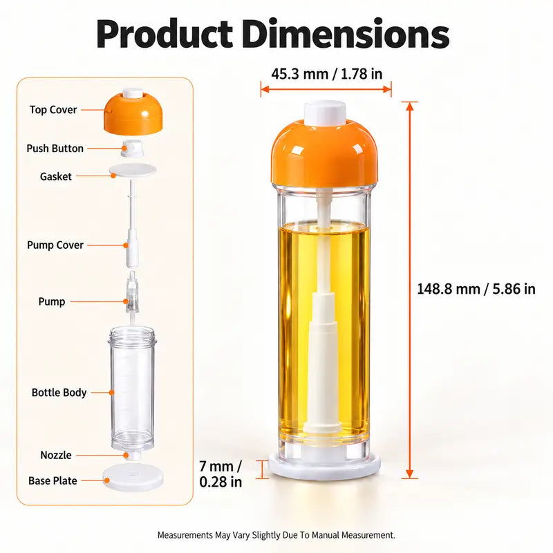 Tailorapaw® Refillable Oil Sprayer for Cooking, Olive Oil Spray Bottle with Bottom Nozzle🧂 upsell