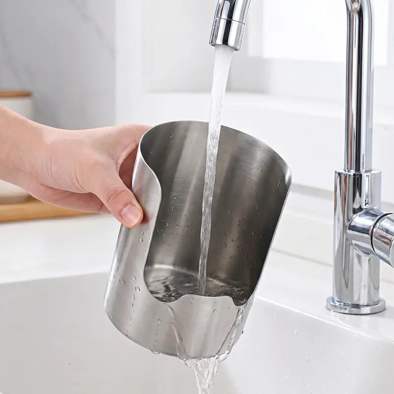 Tailorapaw® Thickened Stainless Steel Utensil Organizer, Rust Resistant Easy to Clean