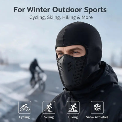 Tailorapaw® Unisex Fleece Full Face Balaclava Ski Mask - Windproof, Anti-Haze, Soft Sports & Outdoor Hat