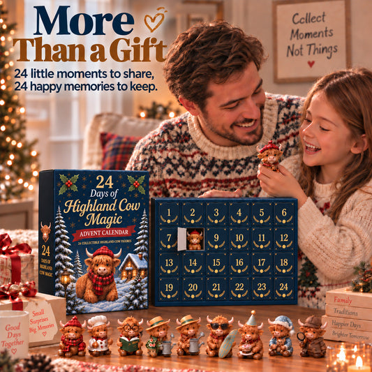 Tailorapaw® 24 Days of Highland Cow Advent Calendar