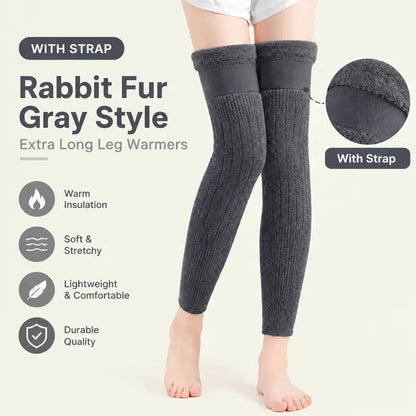 Tailorapaw® Long Knee Pads for Men and Women, One Size with Thick Wool Lining 🦵