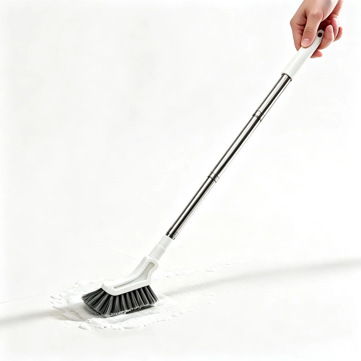 Tailorapaw® Telescopic Crevice Cleaning Brush – Long Handle Gap Cleaner for Bathroom, Toilet, Floors & Windows