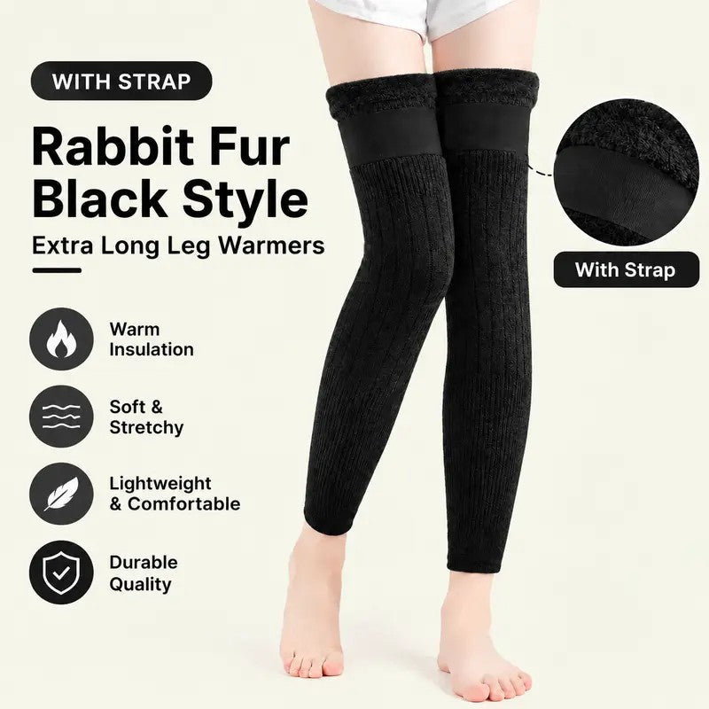Tailorapaw® Long Knee Pads for Men and Women, One Size with Thick Wool Lining 🦵