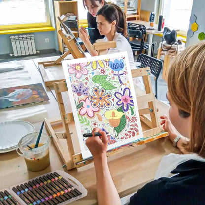 Tailorapaw® 🎨Glitter Effect Brush Markers - Create Sparkling Artwork Easily(🌈24-200 Colors | Smooth No Clog | No Bleed Through📝)