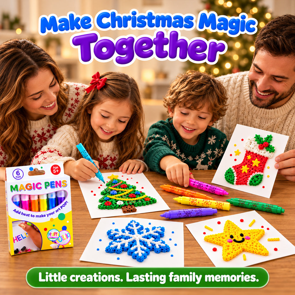 Tailorapaw® 3D Magic Pen – Create Puffy 3D Art with Every Stroke!🎄Creative Christmas Gift | DIY Bubble Drawing Fun upsell