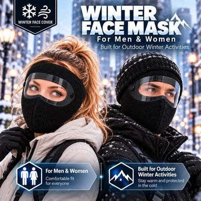 Tailorapaw® Fleece-Lined Winter Face Mask with Detachable Goggles