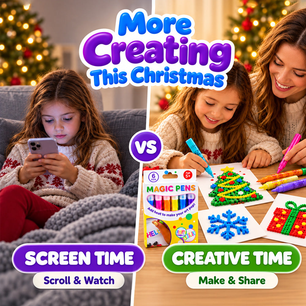 Tailorapaw® 3D Magic Pen – Create Puffy 3D Art with Every Stroke!🎄Creative Christmas Gift | DIY Bubble Drawing Fun upsell