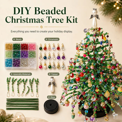 Tailorapaw® 🎄DIY Beaded Christmas Tree Kit – 5 Unique Styles