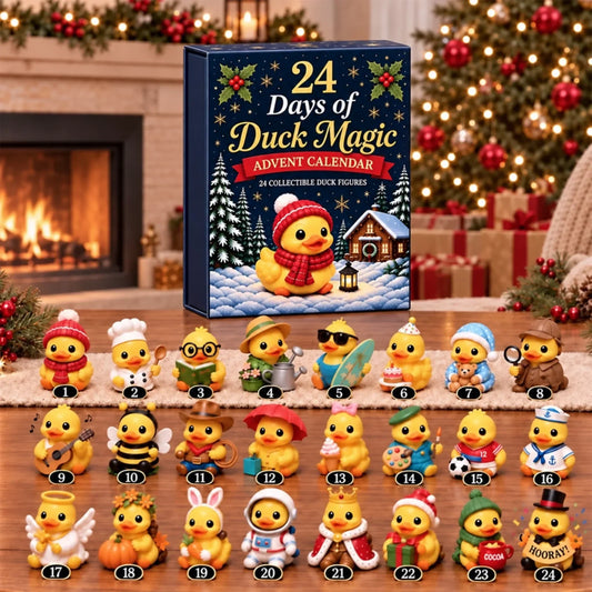 Tailorapaw® Christmas 24 Days of Duck Magic Collectible Figures - Duck Magic Advent Calendar