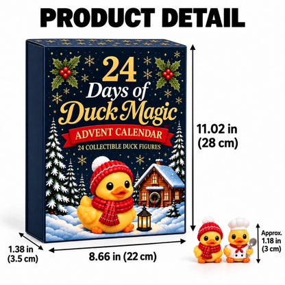 Tailorapaw® Christmas 24 Days of Duck Magic Collectible Figures - Duck Magic Advent Calendar