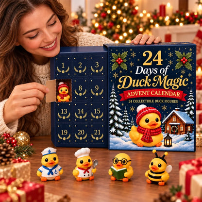 Tailorapaw® Christmas 24 Days of Duck Magic Collectible Figures - Duck Magic Advent Calendar