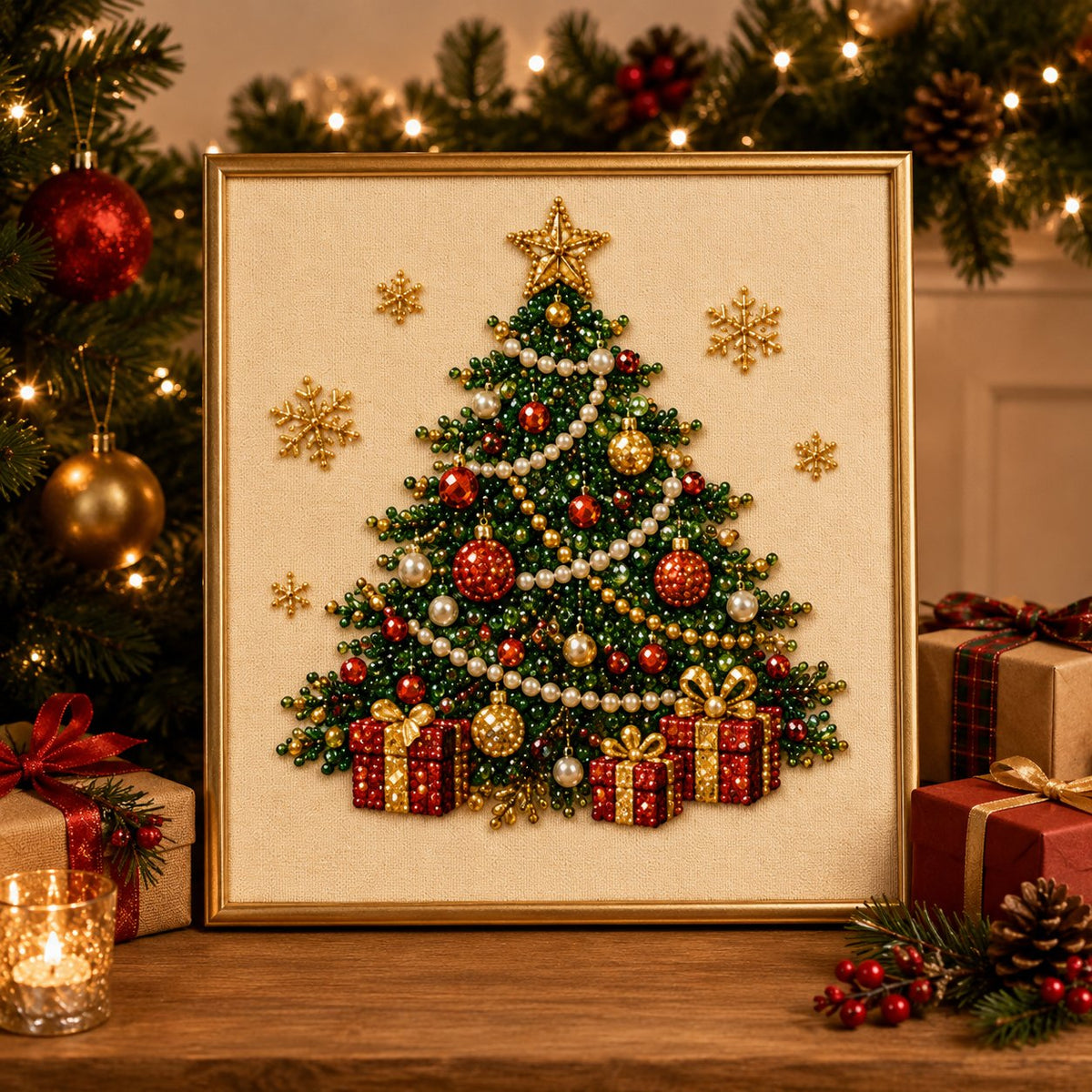 Tailorapaw® DIY Christmas Pearl Diamond Painting Kit upsell
