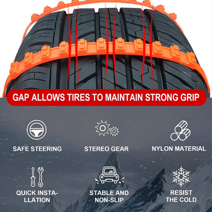 Tailorapaw® 10 Pcs Winter Car Snow Chains Universal Anti-Skid Tire Chain ❄️ upsell