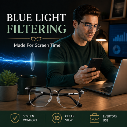 Tailorapaw® Ultra Light Anti Blue Presbyopic Glasses
