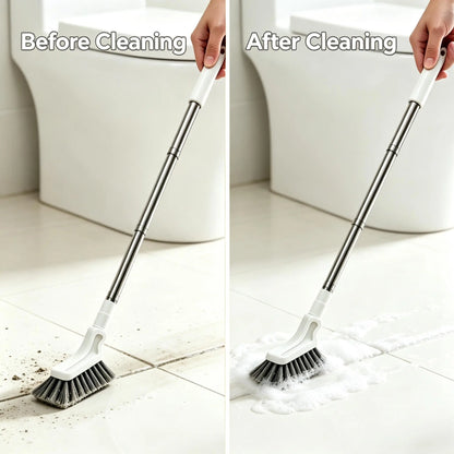 Tailorapaw® Telescopic Crevice Cleaning Brush – Long Handle Gap Cleaner for Bathroom, Toilet, Floors & Windows
