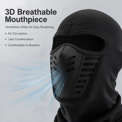 Tailorapaw® Unisex Fleece Full Face Balaclava Ski Mask - Windproof, Anti-Haze, Soft Sports & Outdoor Hat