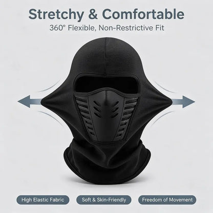 Tailorapaw® Unisex Fleece Full Face Balaclava Ski Mask - Windproof, Anti-Haze, Soft Sports & Outdoor Hat