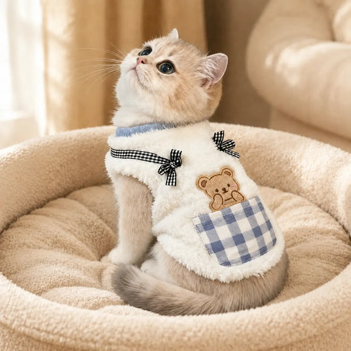 Tailorapaw Warm Fleece Cat Vest