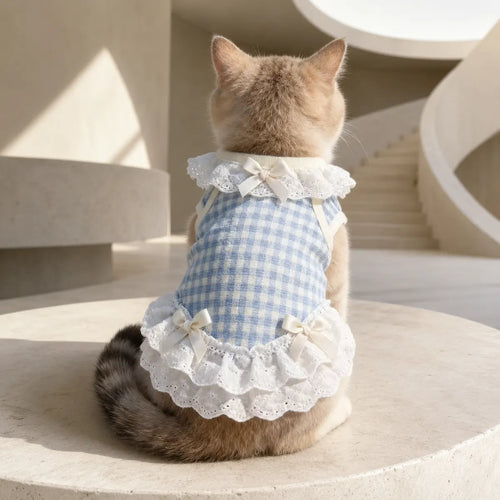 Tailorapaw Summer Lace Puppy Dress
