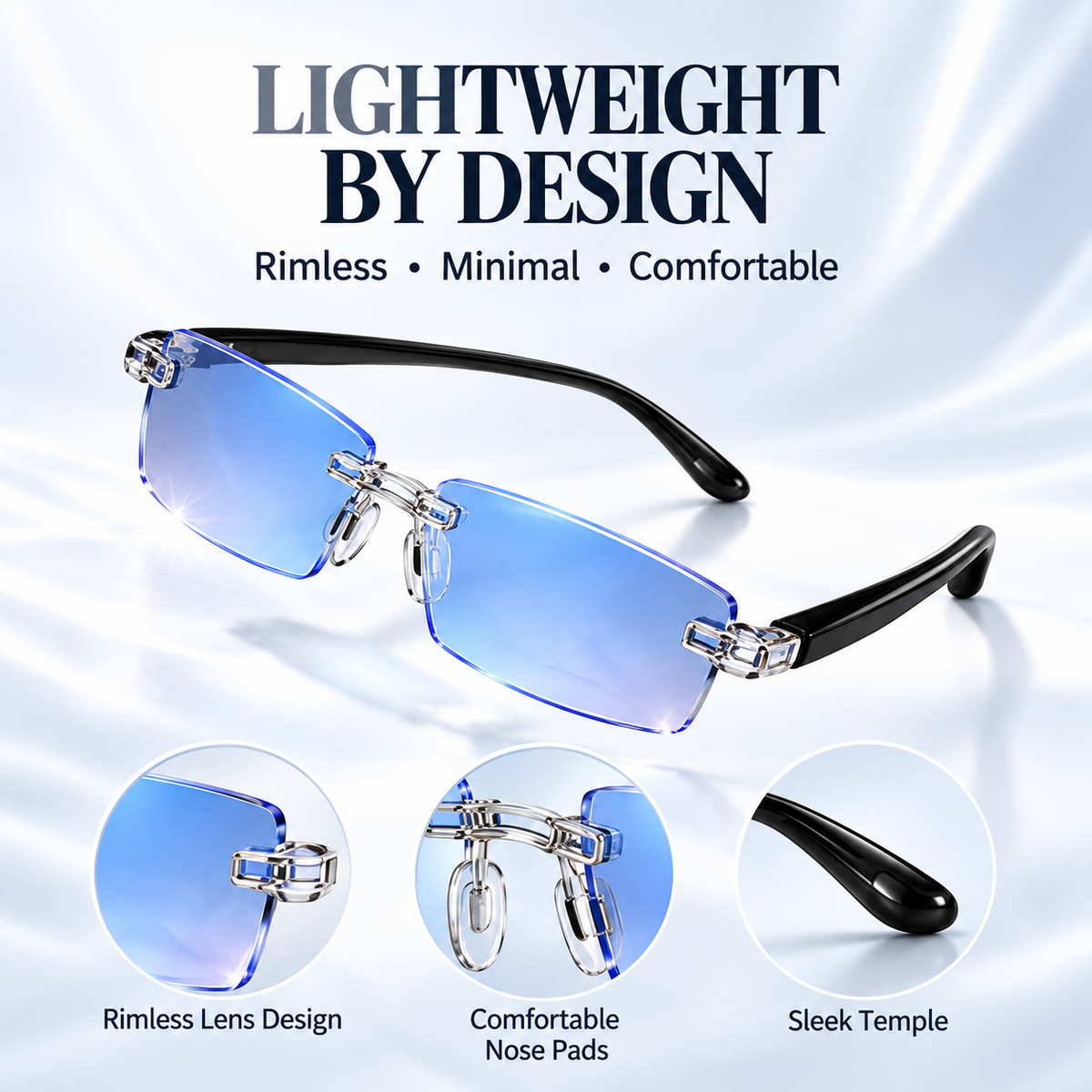 Tailorapaw® Smart Focus Blue Light Reading Glasses