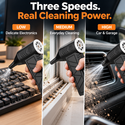Tailorapaw® 2-In-1 Electric Air Duster & Vacuum Cleaner