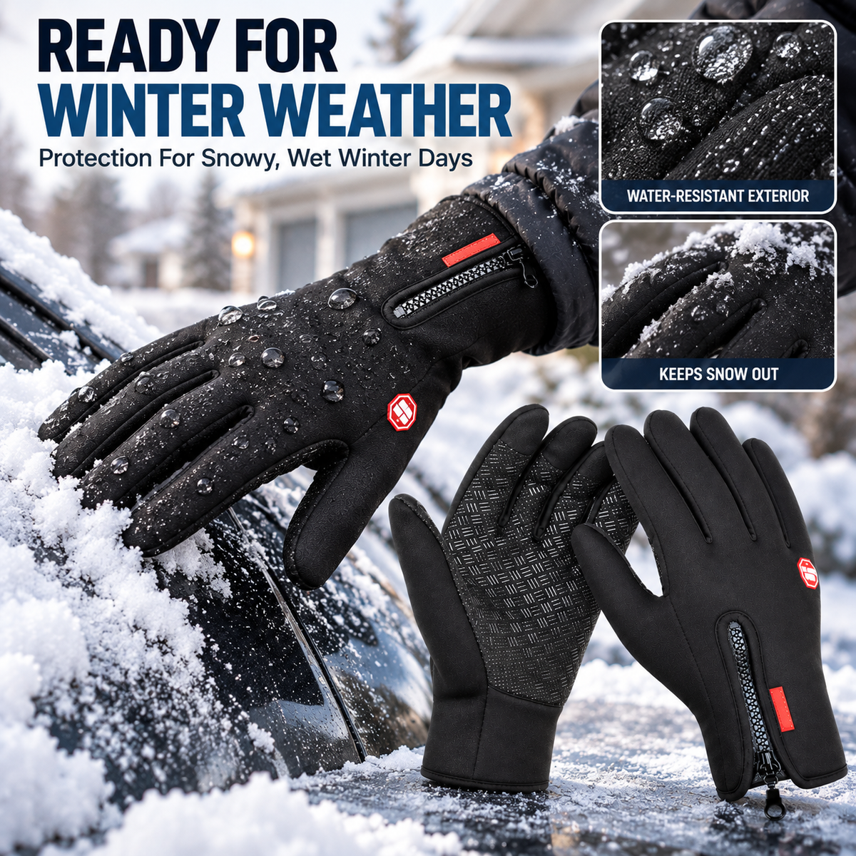 Tailorapaw® Waterproof Touchscreen Gloves for Outdoor Working