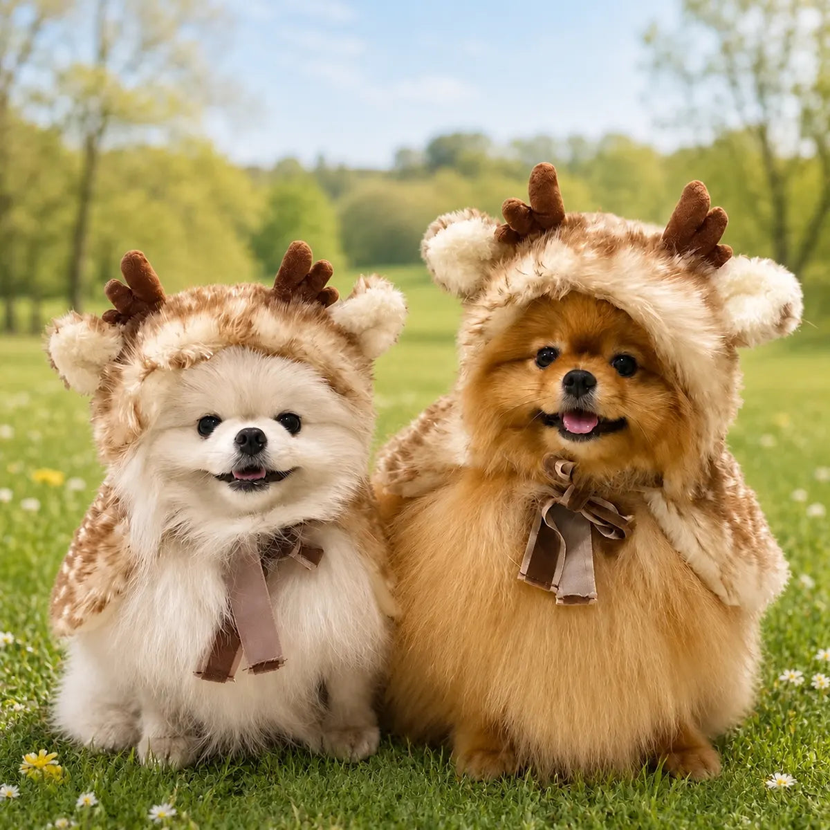 Tailorapaw Christmas Reindeer Pet Cape