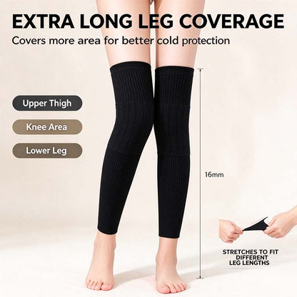 Tailorapaw® Long Knee Pads for Men and Women, One Size with Thick Wool Lining 🦵