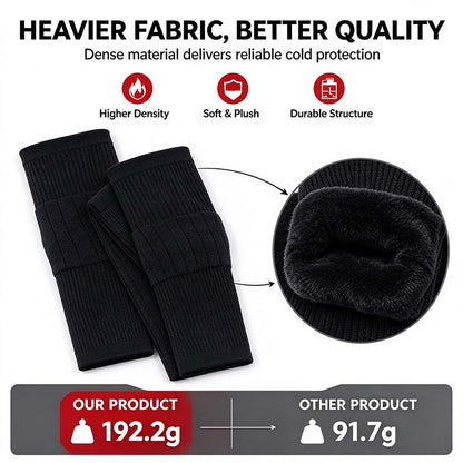 Tailorapaw® Long Knee Pads for Men and Women, One Size with Thick Wool Lining 🦵