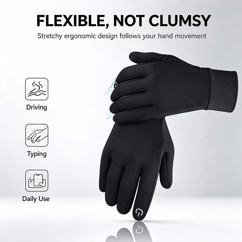 Tailorapaw® Winter Gloves Women Men Gloves Liners Thermal Warm Touch Screen
