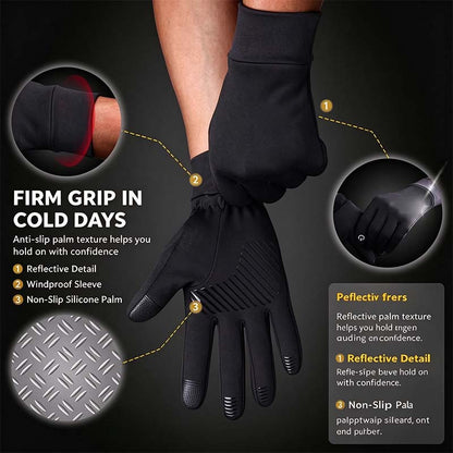 Tailorapaw® Winter Gloves Women Men Gloves Liners Thermal Warm Touch Screen