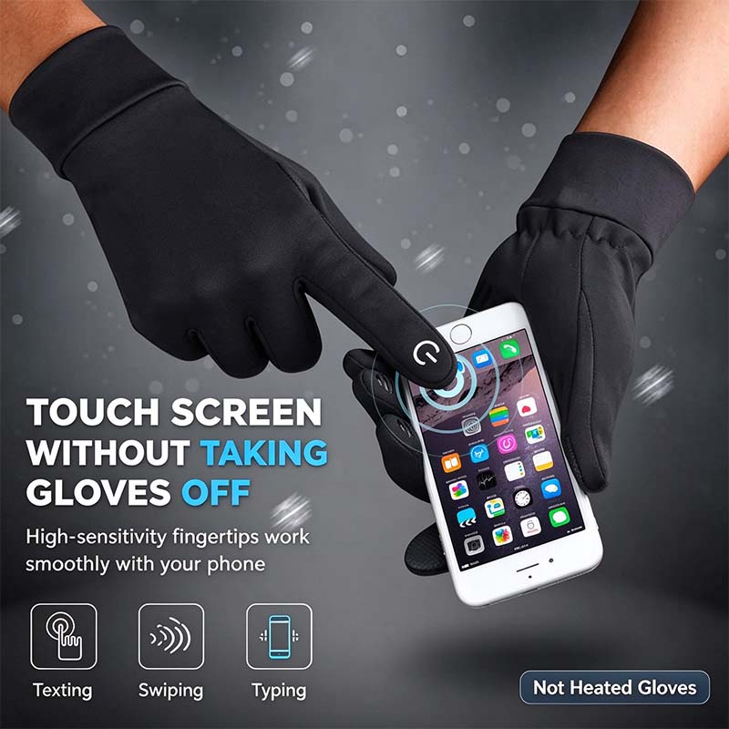 Tailorapaw® Winter Gloves Women Men Gloves Liners Thermal Warm Touch Screen