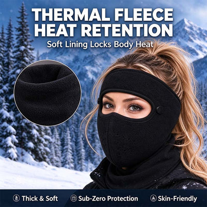 Tailorapaw® Fleece-Lined Winter Face Mask with Detachable Goggles