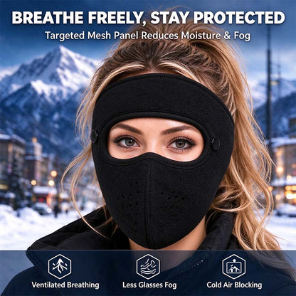 Tailorapaw® Fleece-Lined Winter Face Mask with Detachable Goggles