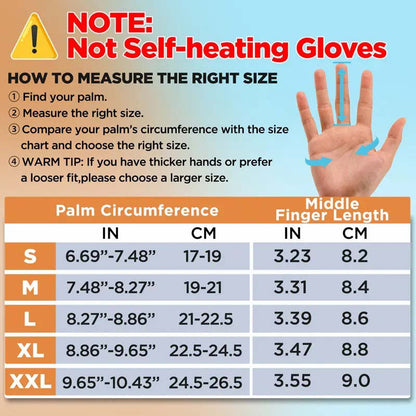 Tailorapaw® Winter Gloves Women Men Gloves Liners Thermal Warm Touch Screen