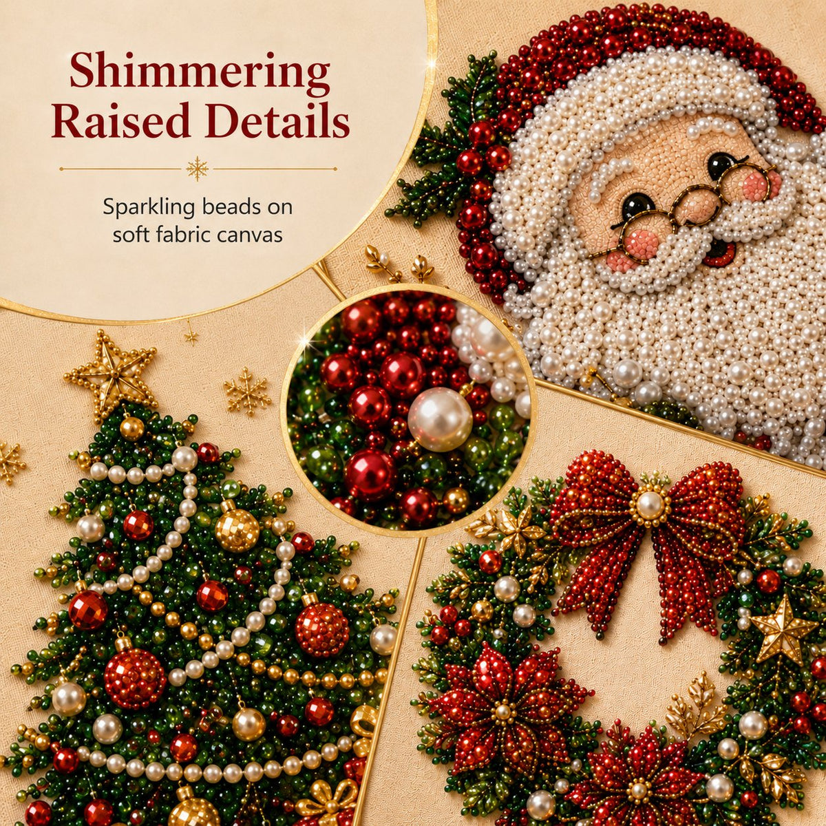 Tailorapaw® DIY Christmas Pearl Diamond Painting Kit upsell