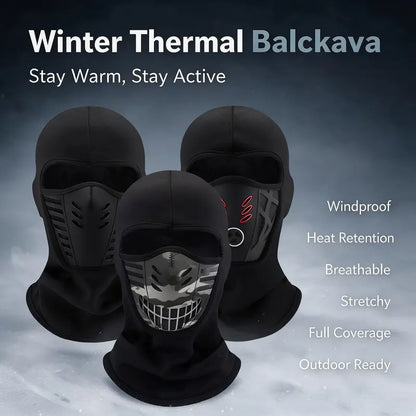 Tailorapaw® Unisex Fleece Full Face Balaclava Ski Mask - Windproof, Anti-Haze, Soft Sports & Outdoor Hat