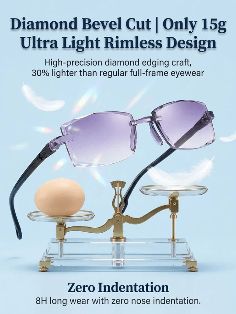 Tailorapaw® Smart Zoom Diamond-Cut Reading Glasses