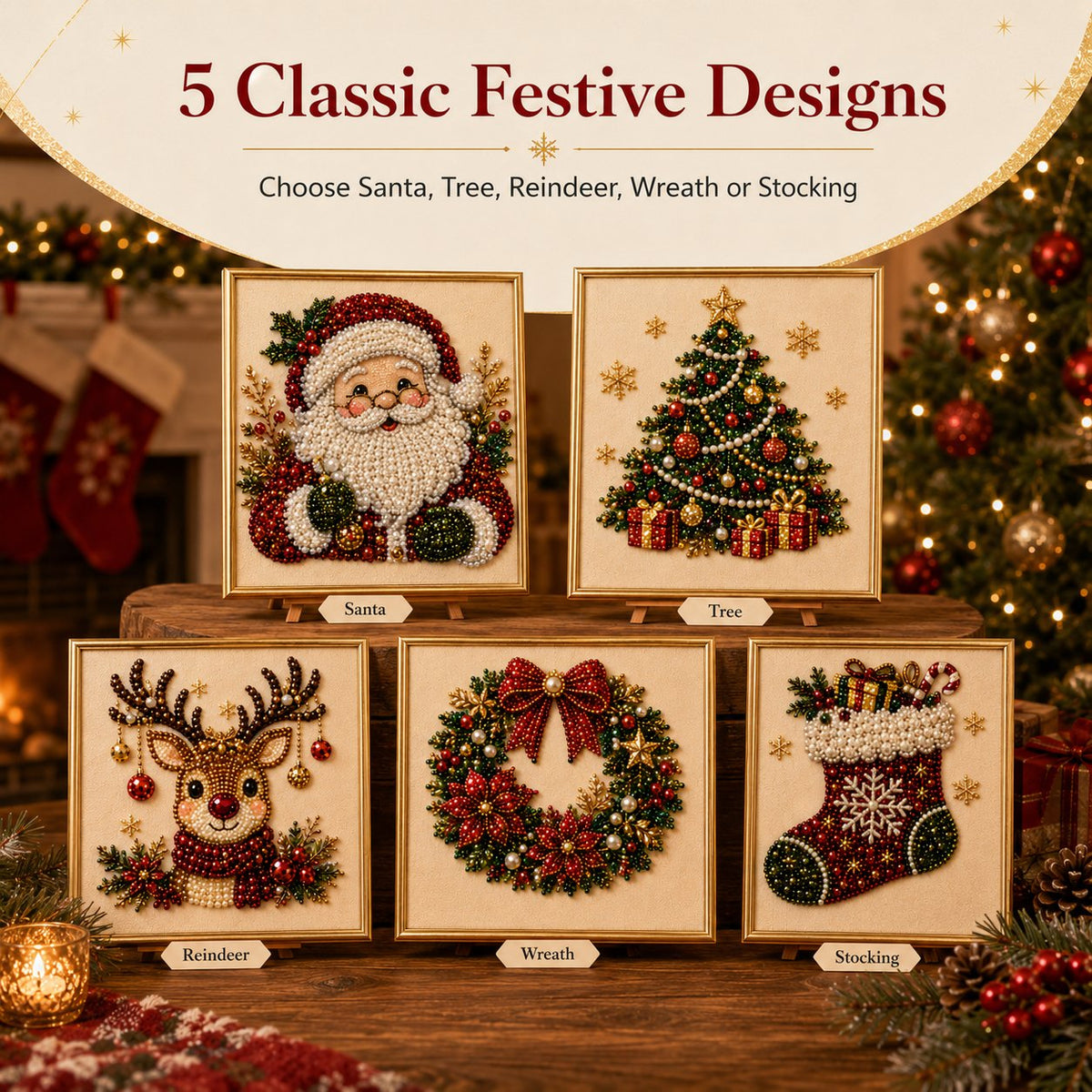 Tailorapaw® DIY Christmas Pearl Diamond Painting Kit upsell