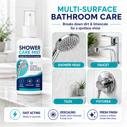 Tailorapaw® Shower Limescale Remover Spray – Tackle Hard Water Buildup